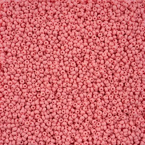 10-42130, Czech 22g PermaLux Dyed Chalk Pink Matte