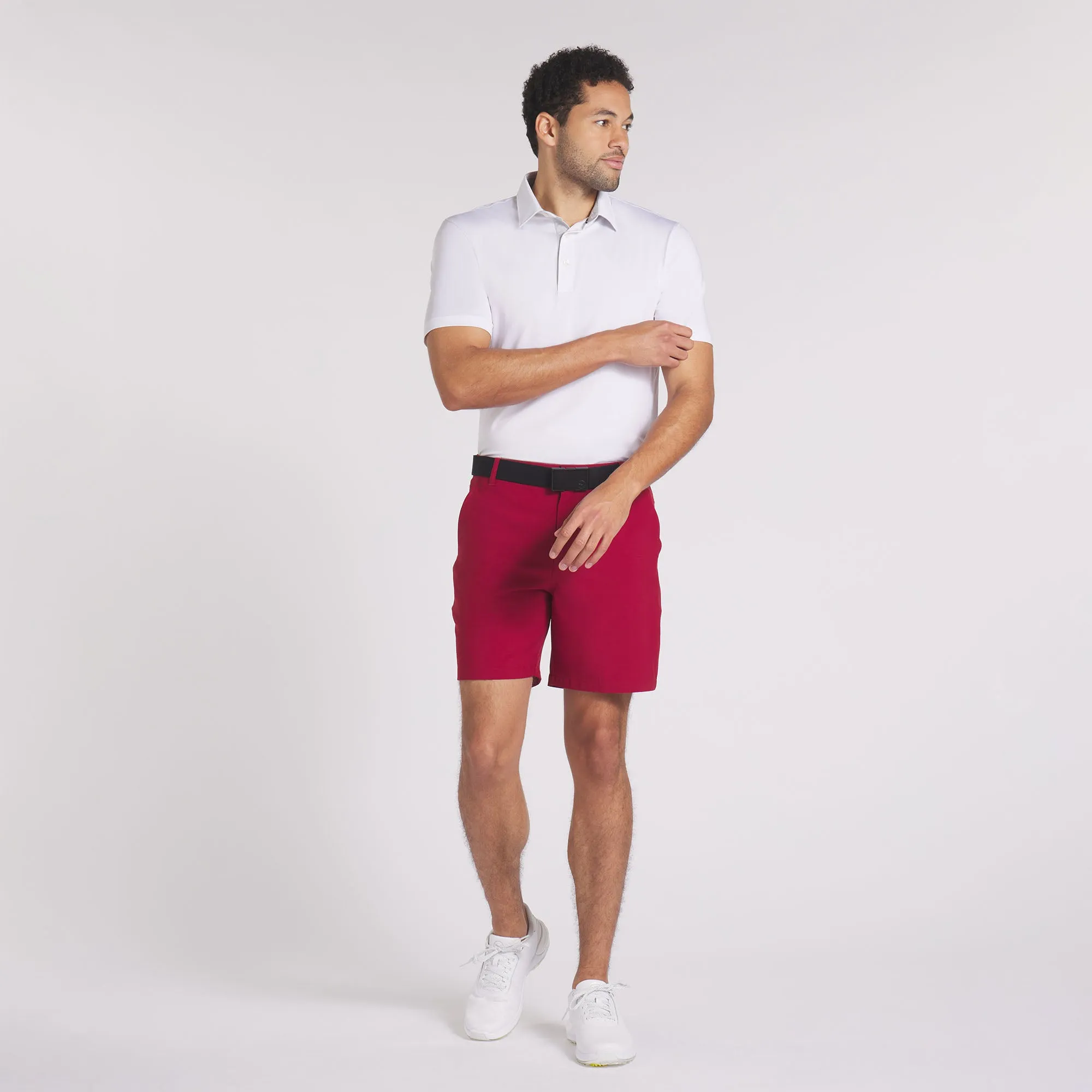 101 Solid 7" Golf Shorts | Intense Red