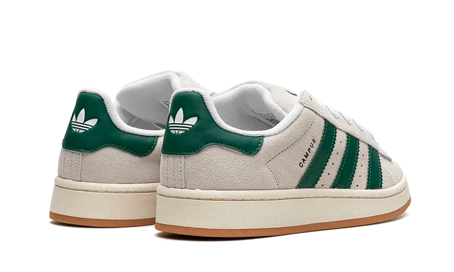 Adidas Campus 00s Crystal White Dark Green