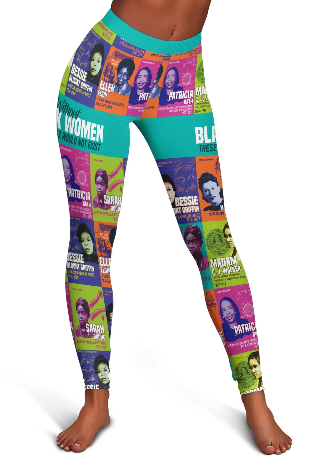 African Women Inventors Leggings