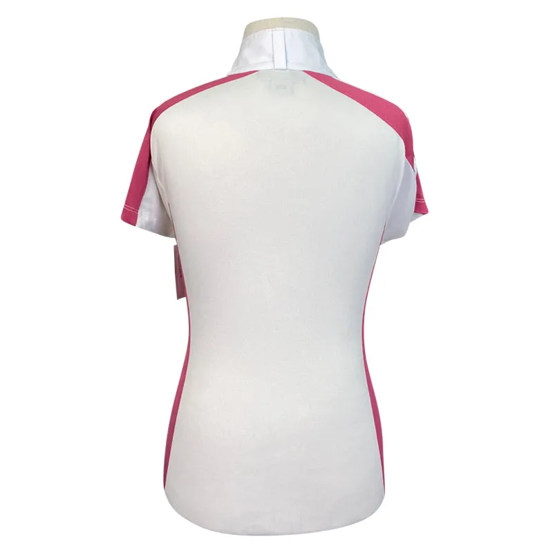 Ariat Pro Series Show Shirt in White/Mauve - Children's Small