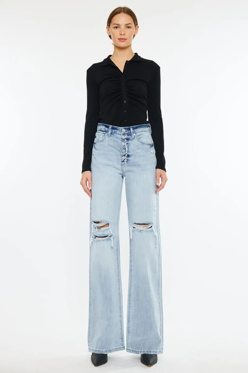 Ariena Ultra High Rise 90's Flare Jeans