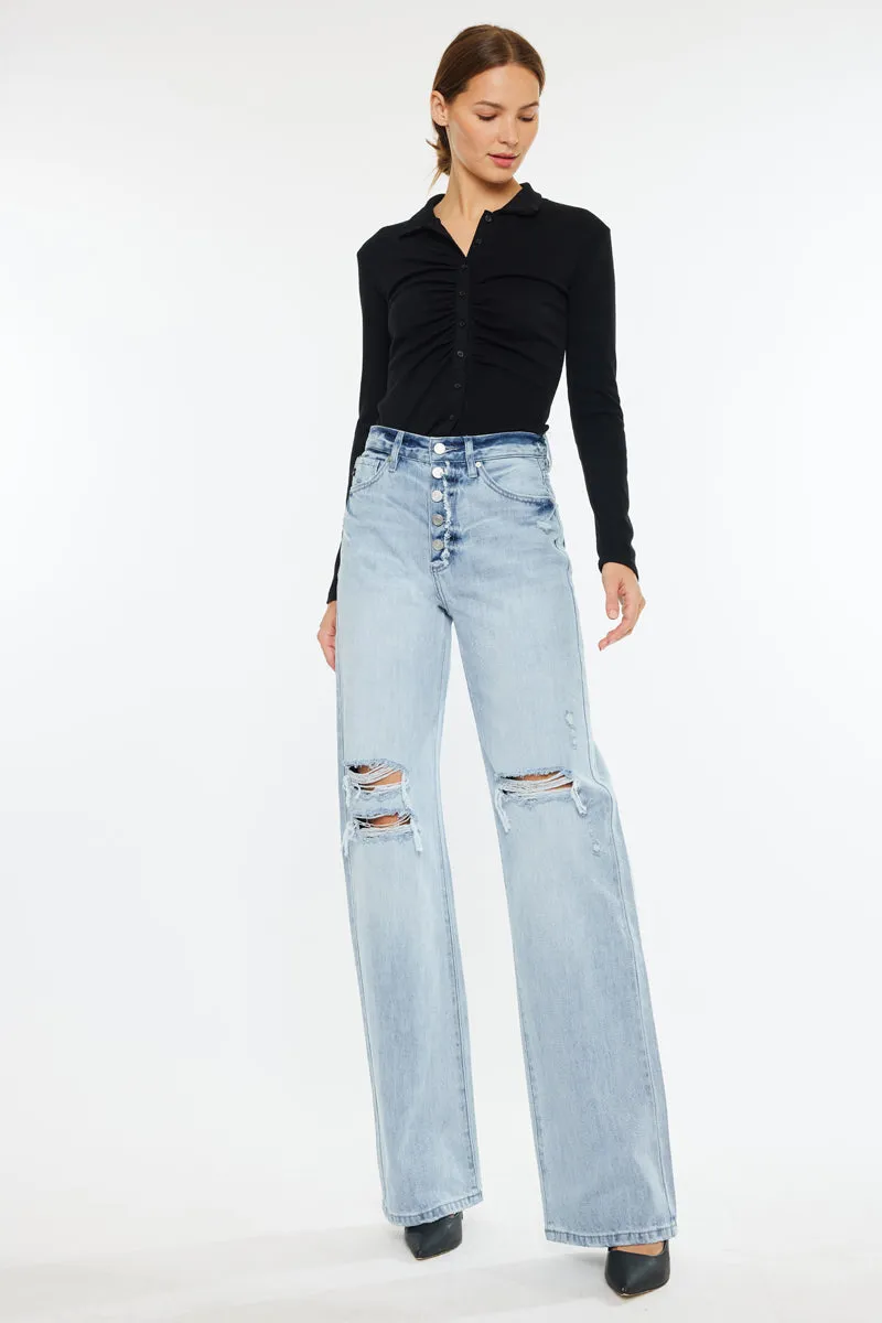 Ariena Ultra High Rise 90's Flare Jeans