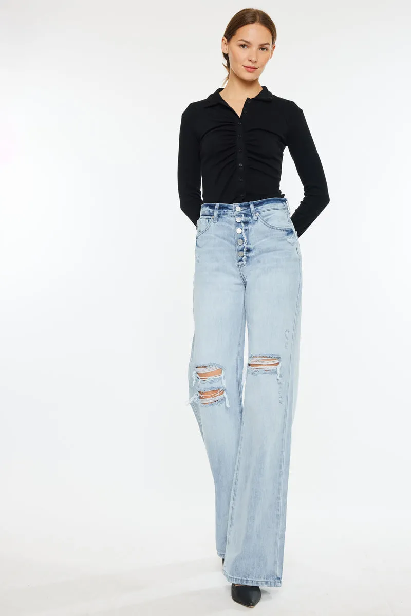 Ariena Ultra High Rise 90's Flare Jeans