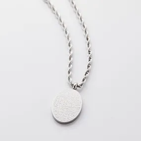 Ayatul Kursi Oval Necklace | Men