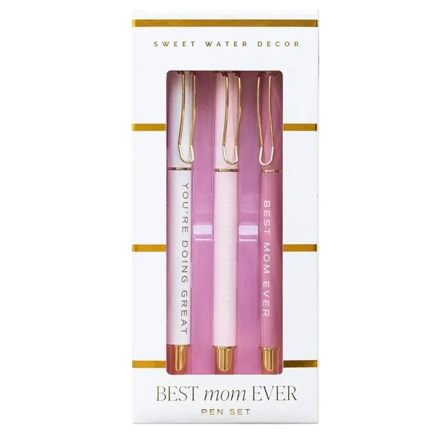 Best Mom Ever Metal Pen Set