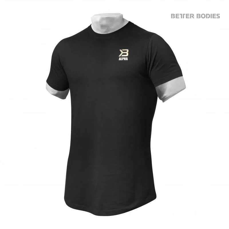 Better Bodies BB Alpha Zip Tee - Black