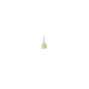 Birthstone Charm | Silver & Peridot