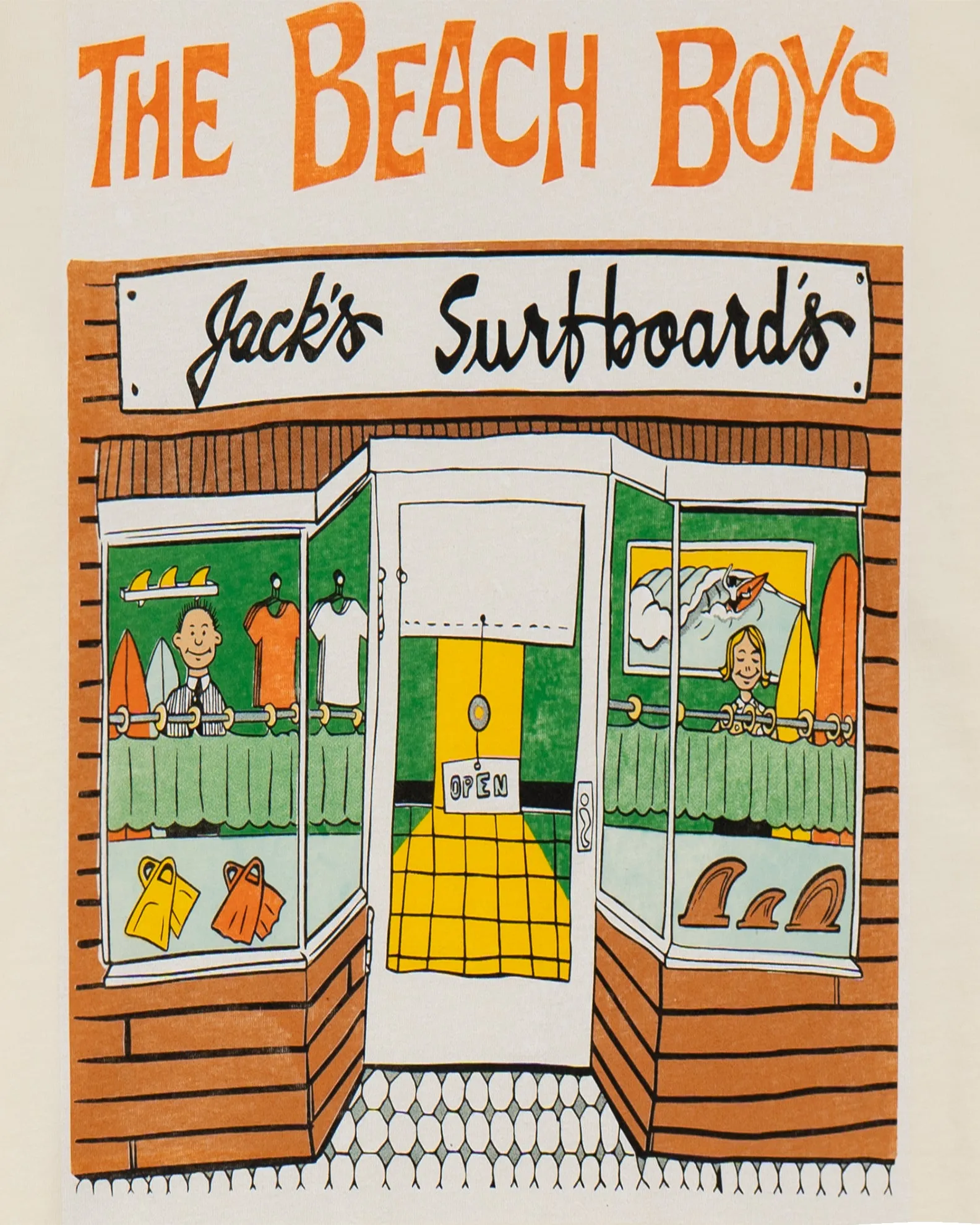 Boy's (8-16) Beach Boys X Jack's "Surf Shop" S/S Tee