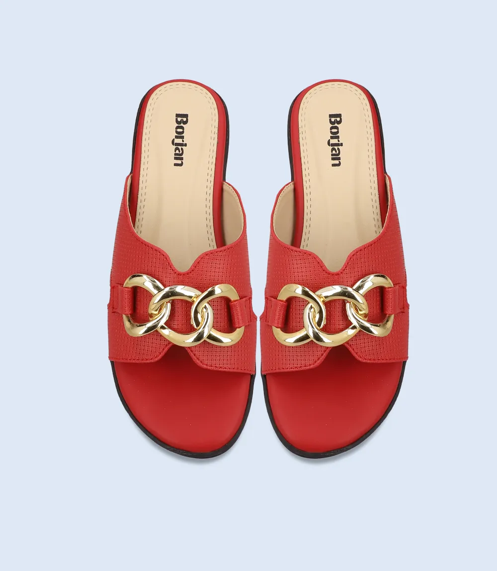 BW9199-RED-Women Slipper