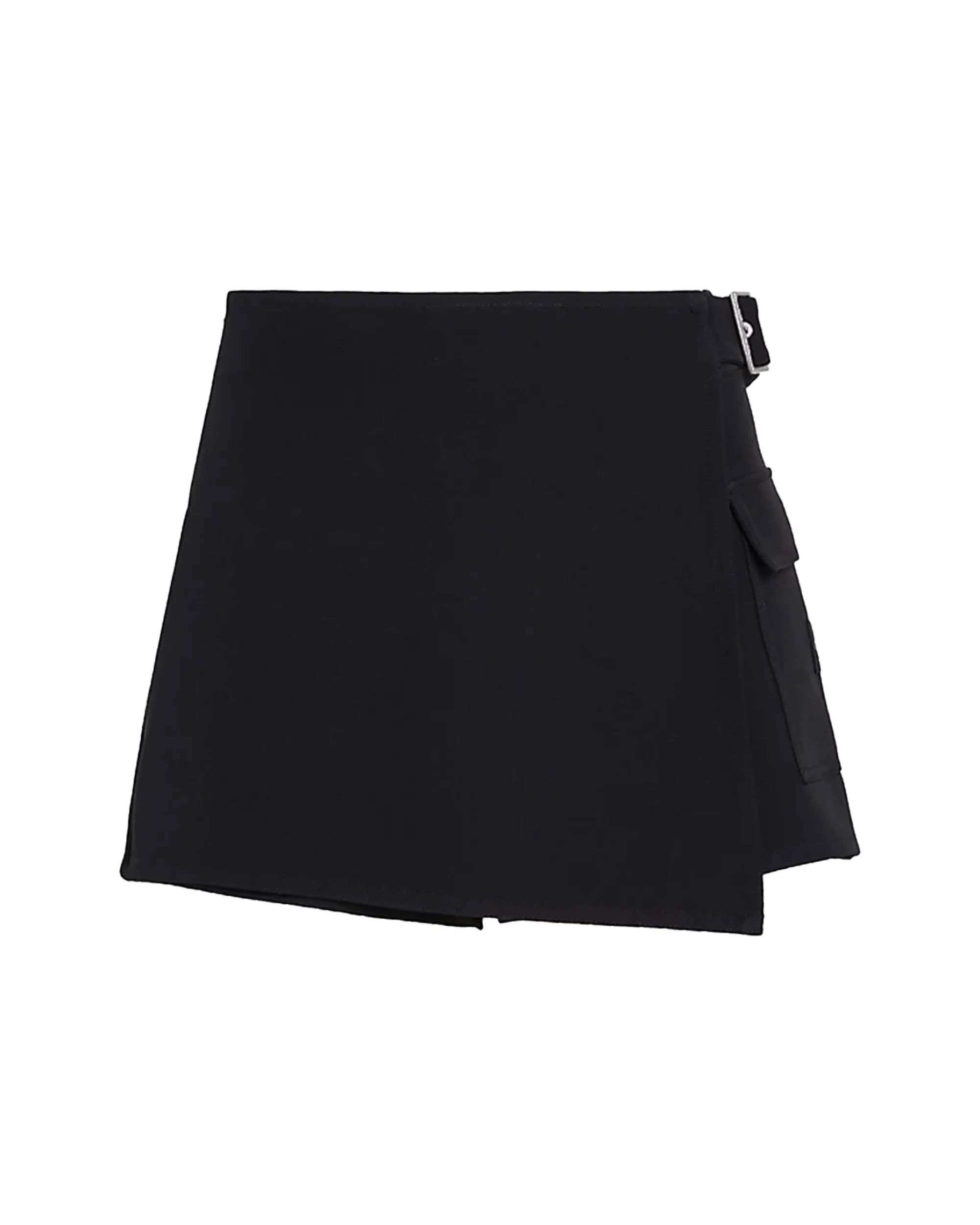 Calvin Klein Buckle Wrap Mini Short Nero