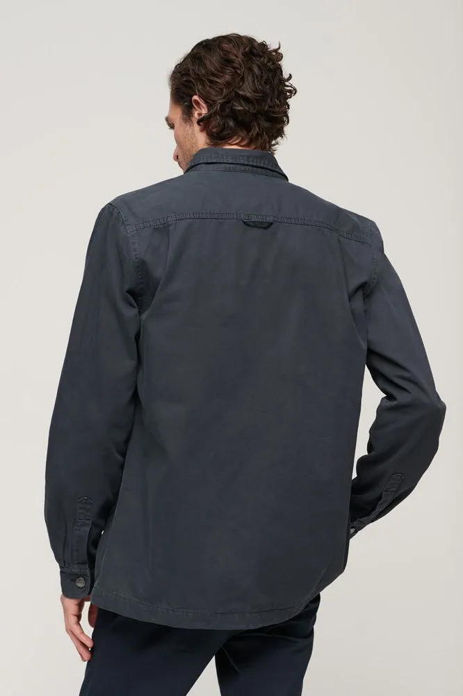 Canvas Workwear Overshirt | Midnight Navy