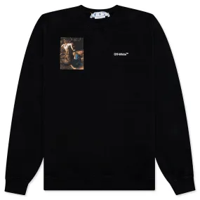 Caravaggio Lute Slim Crewneck - Black/White