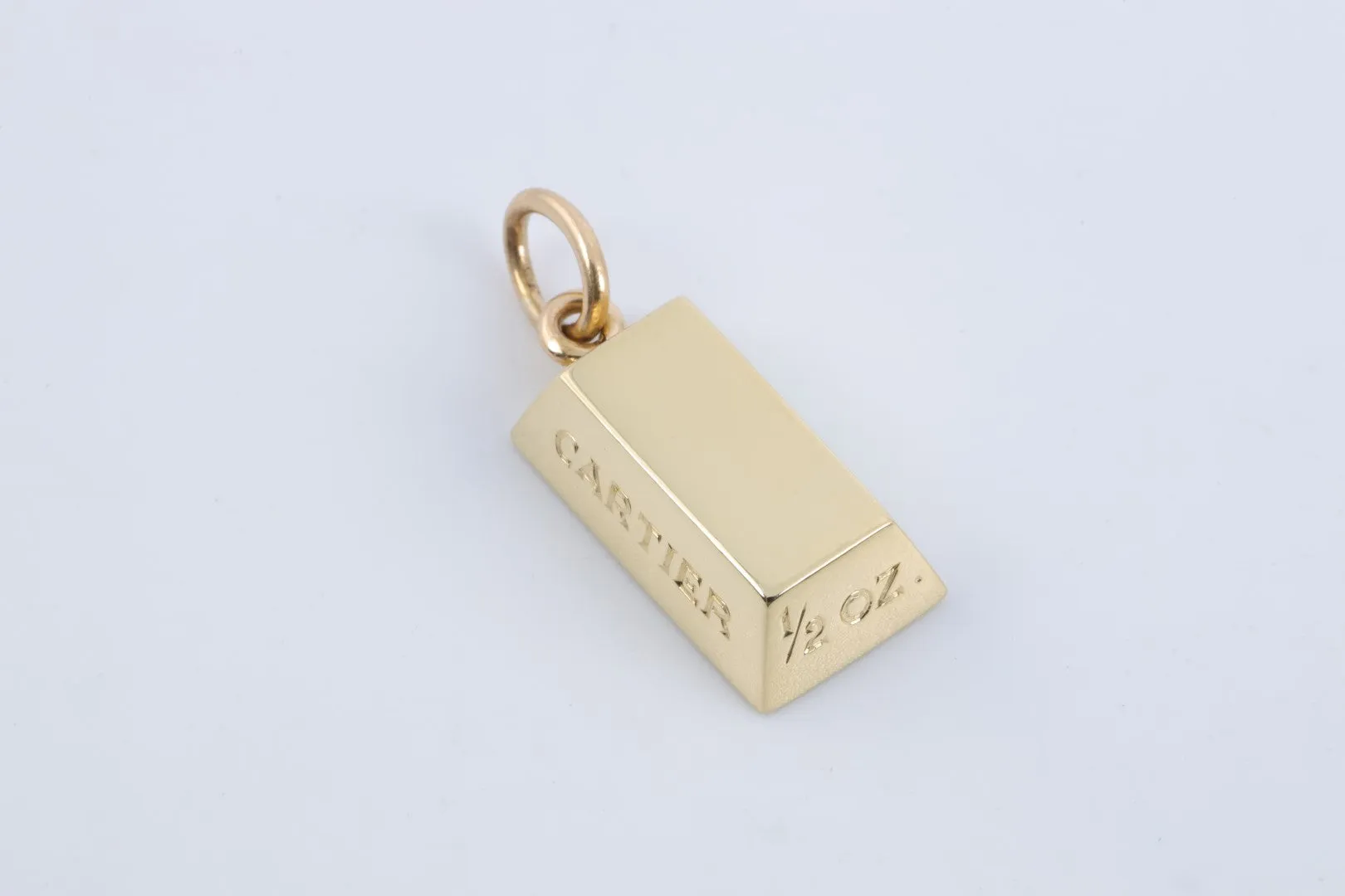 Cartier 18k Yellow Gold 1/2oz Gold Bar Pendant (16.33g.)