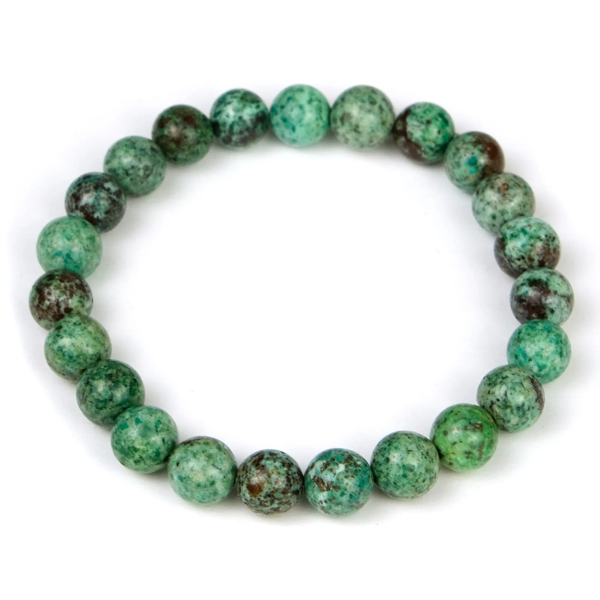 Chrysocolla 8mm Round Stretch Bracelet