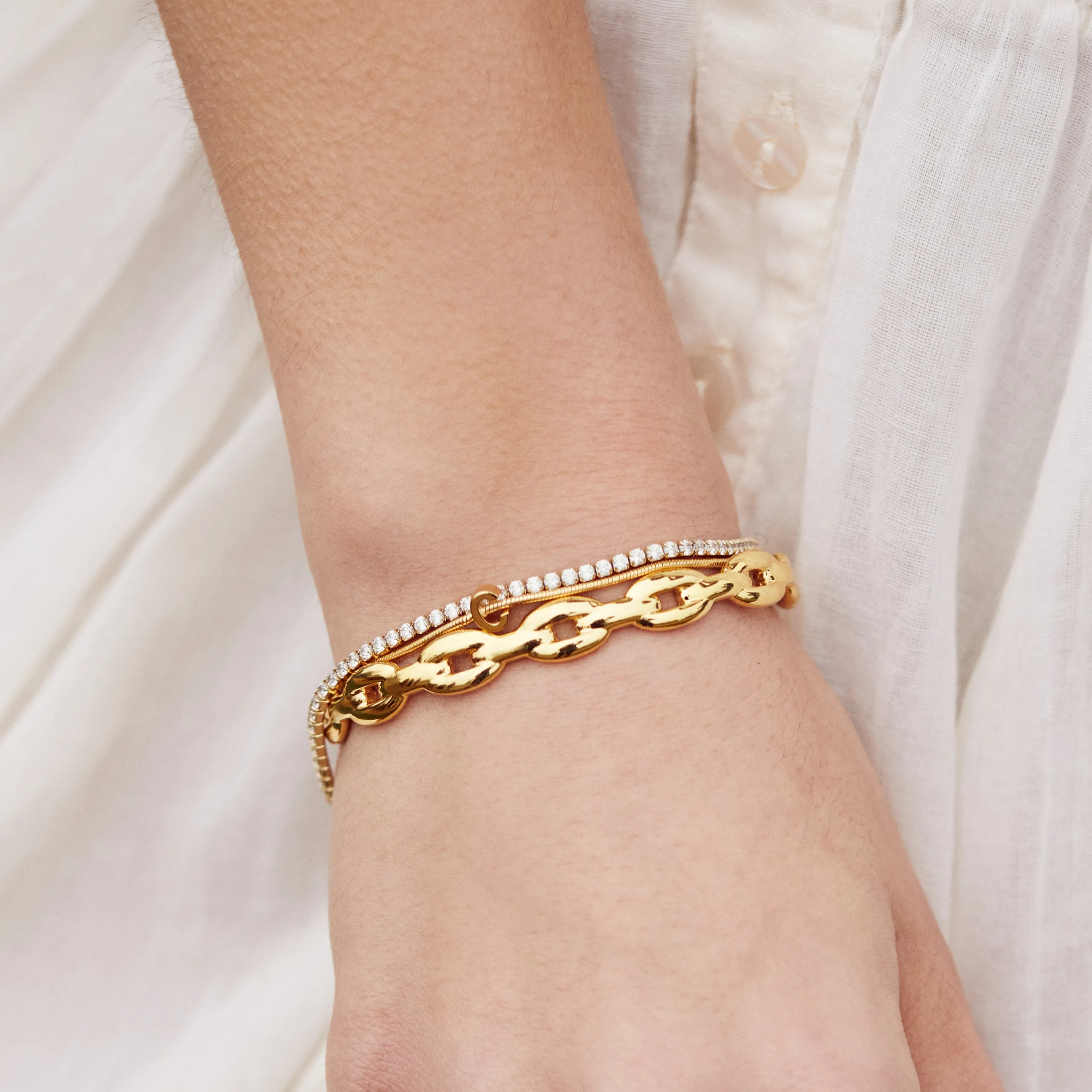 Chunky Chain Bangle