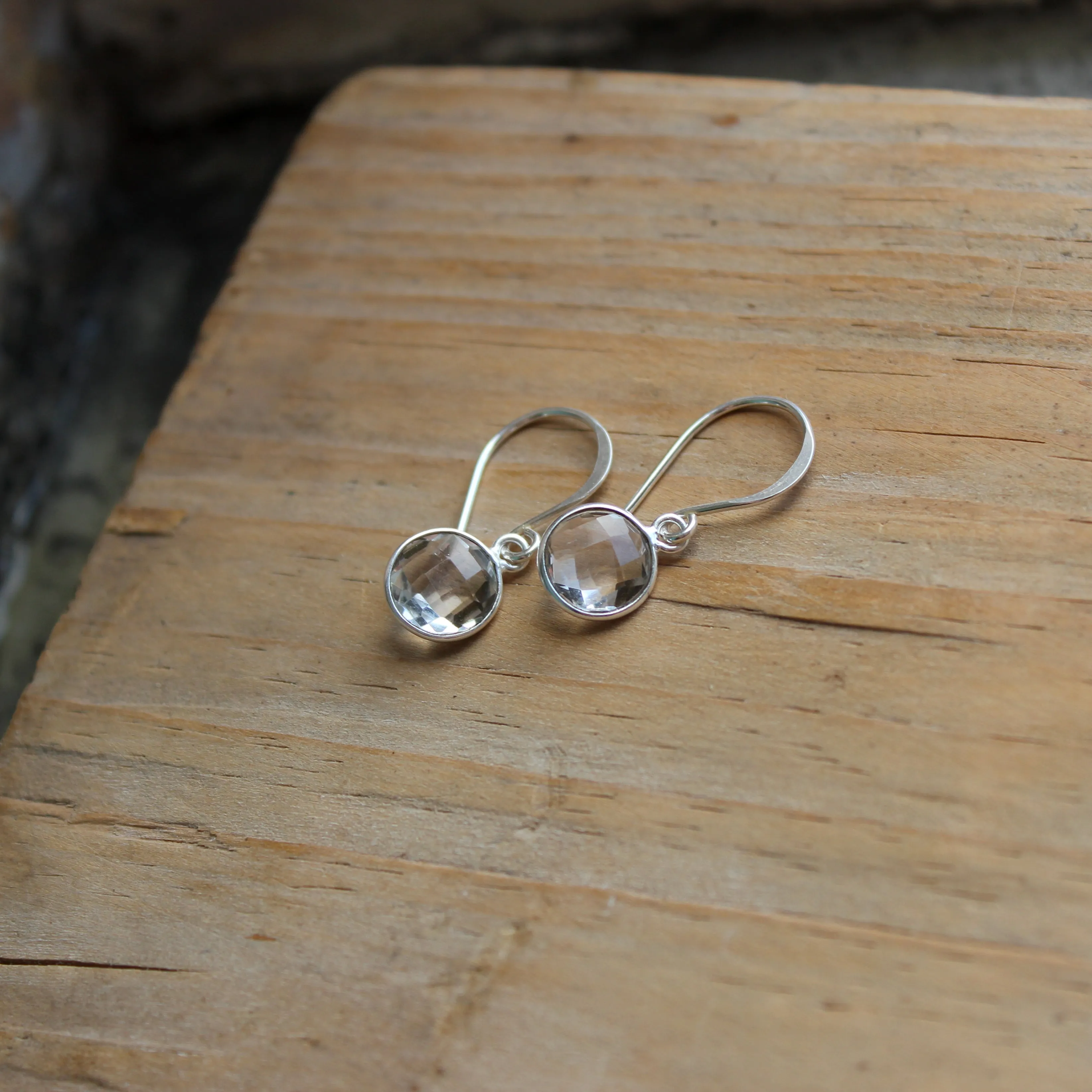 Circle Crystal Earrings