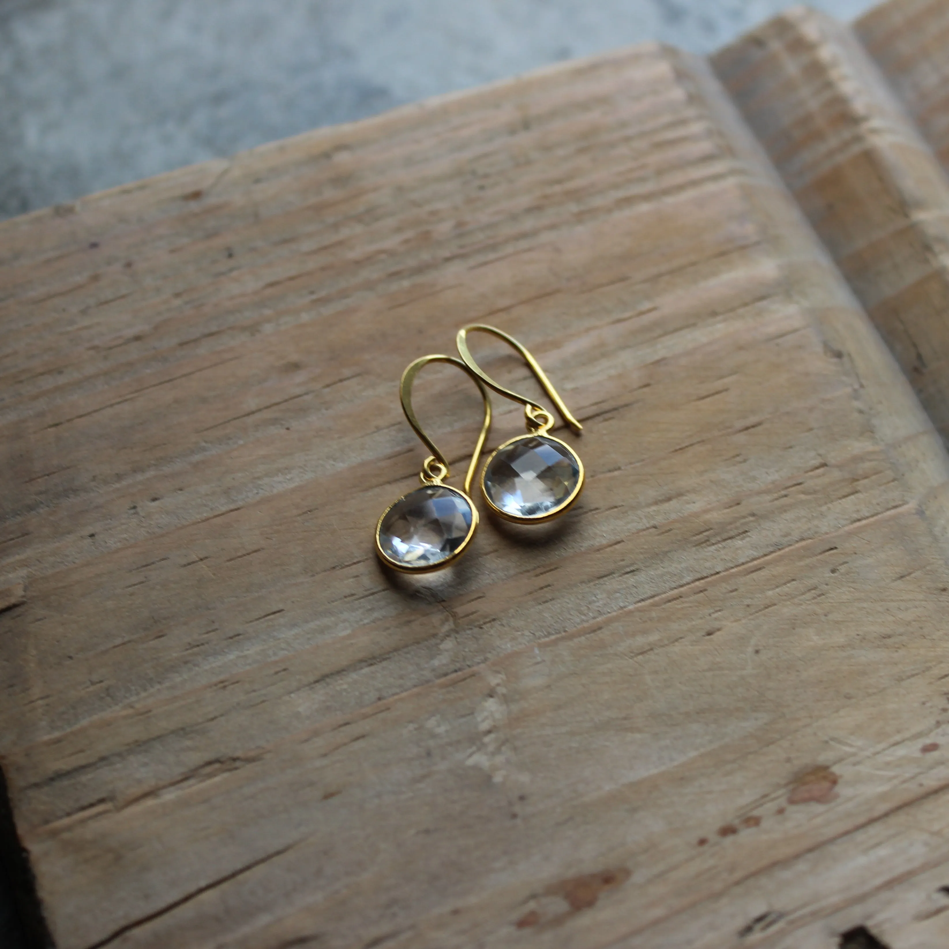 Circle Crystal Earrings