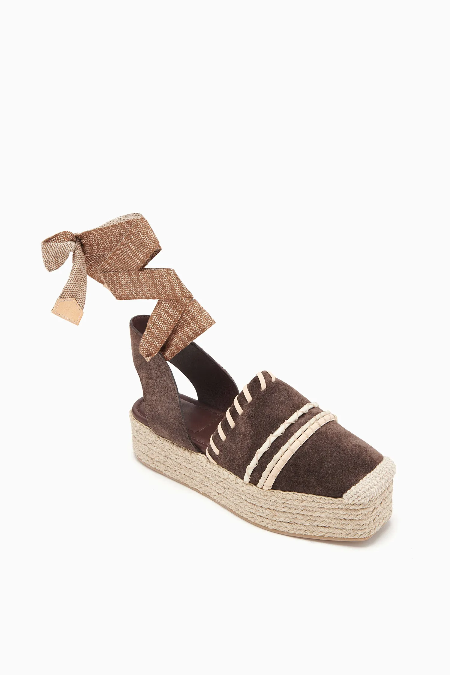 Concha Platform Espadrille - Chocolate