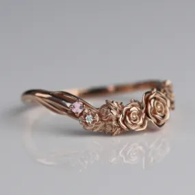 Custom Gold Rose Band  958.00