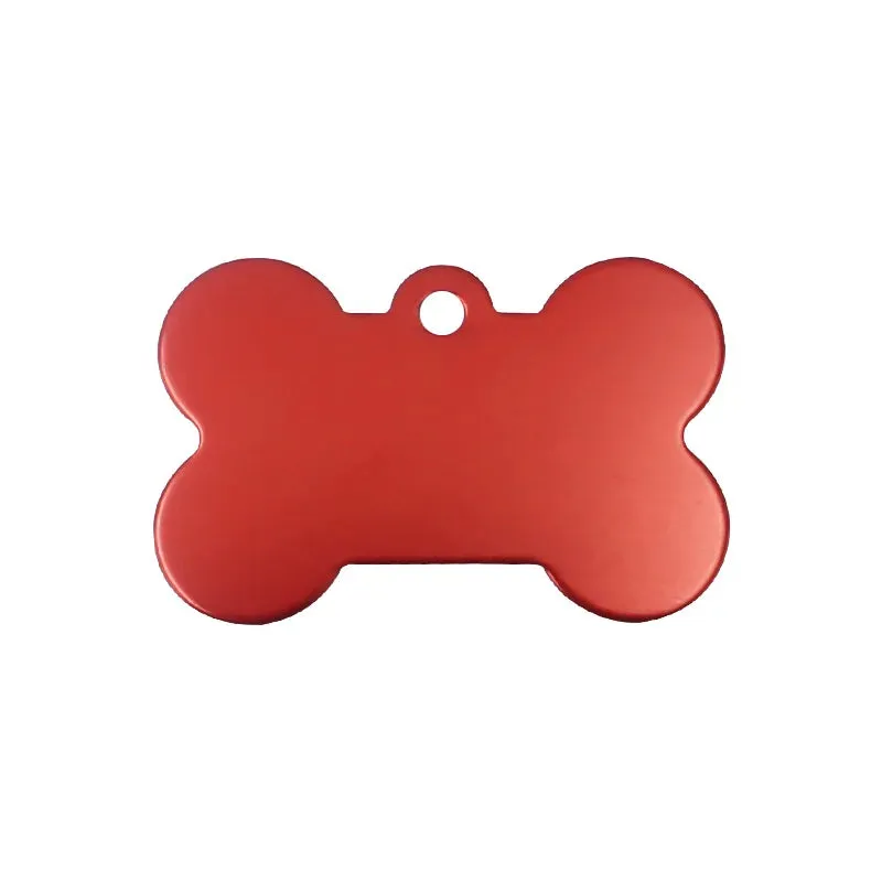 Customizable Dog Tag (2 Pack) | Engraved ID & Bone Shape