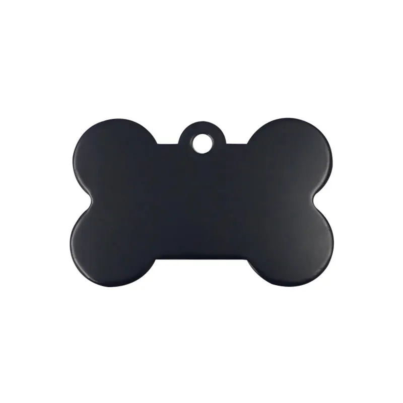 Customizable Dog Tag (2 Pack) | Engraved ID & Bone Shape