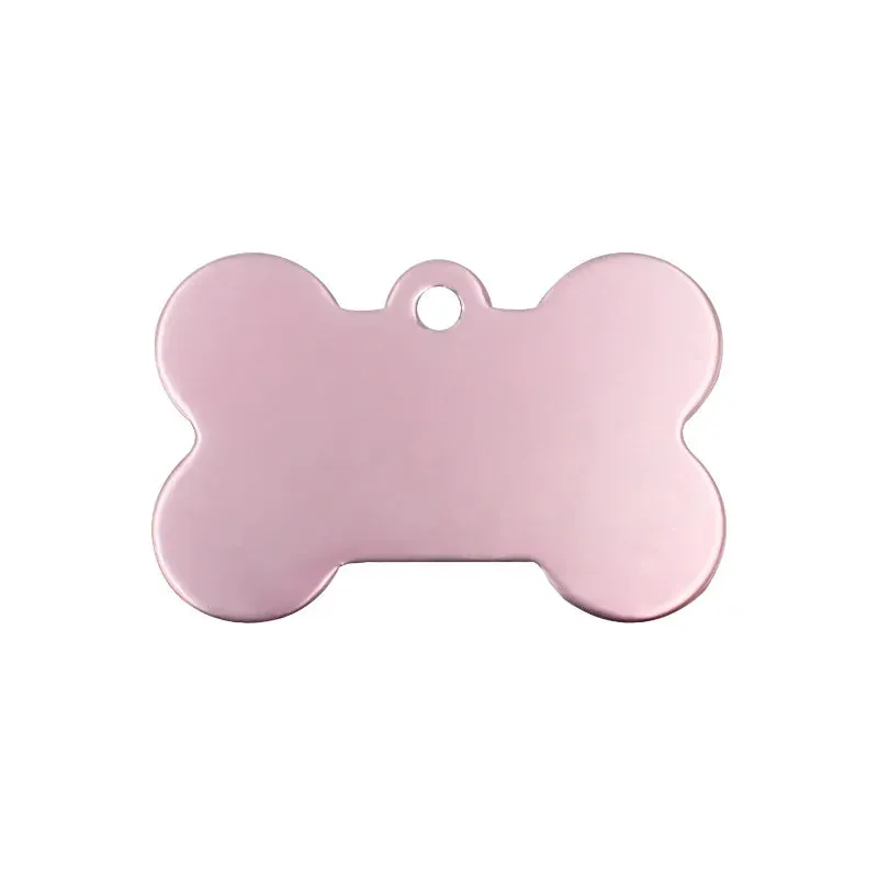 Customizable Dog Tag (2 Pack) | Engraved ID & Bone Shape