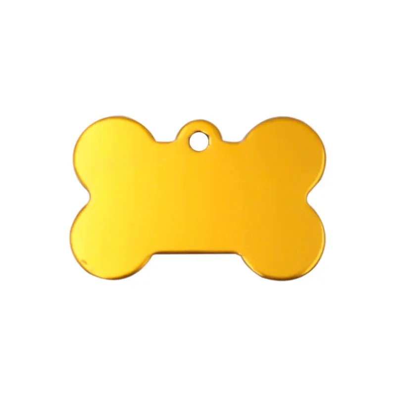 Customizable Dog Tag (2 Pack) | Engraved ID & Bone Shape