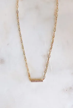 Demi Double Bar Necklace my