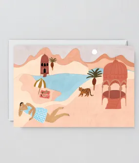  Desert Beach  Card