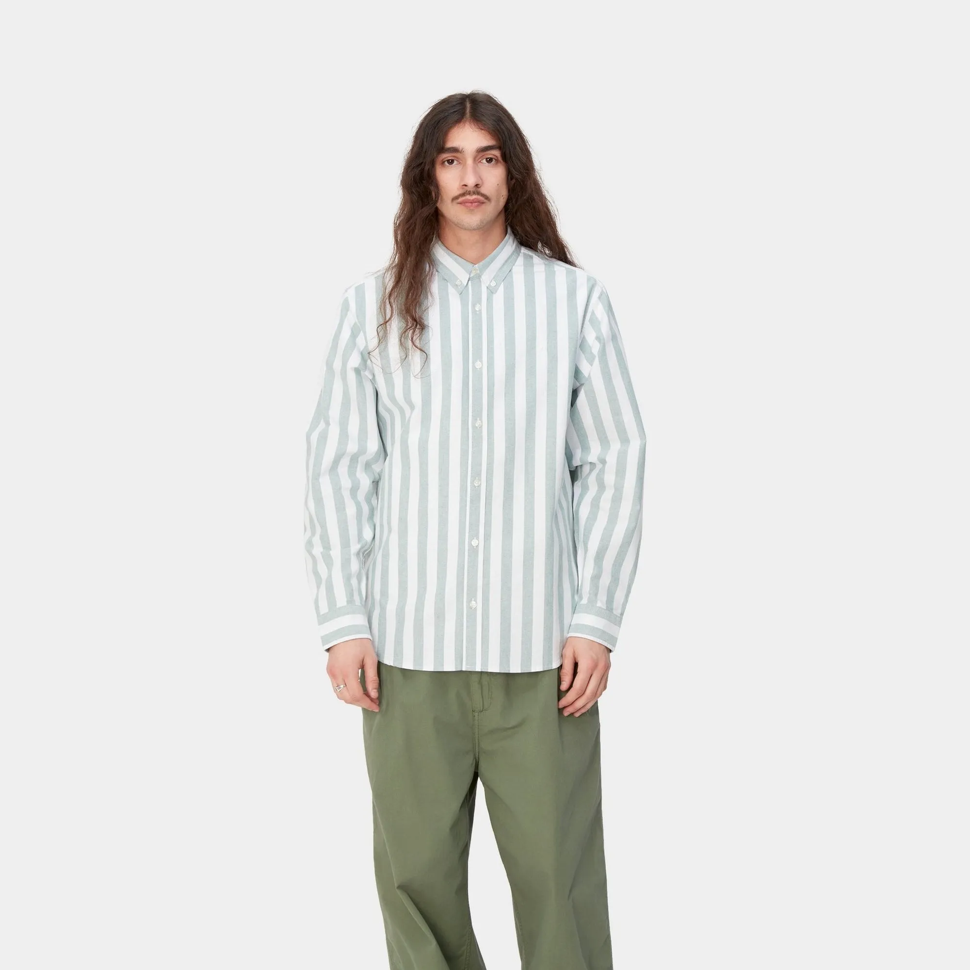 Dillion Stripe Shirt | Chervil