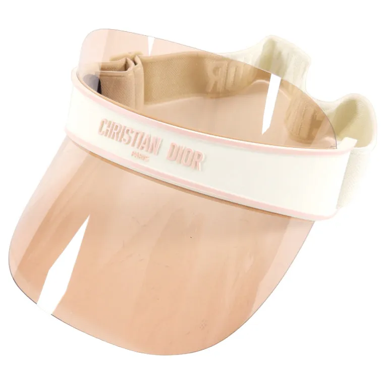 Dior Light Pink Club Acryic Logo Visor