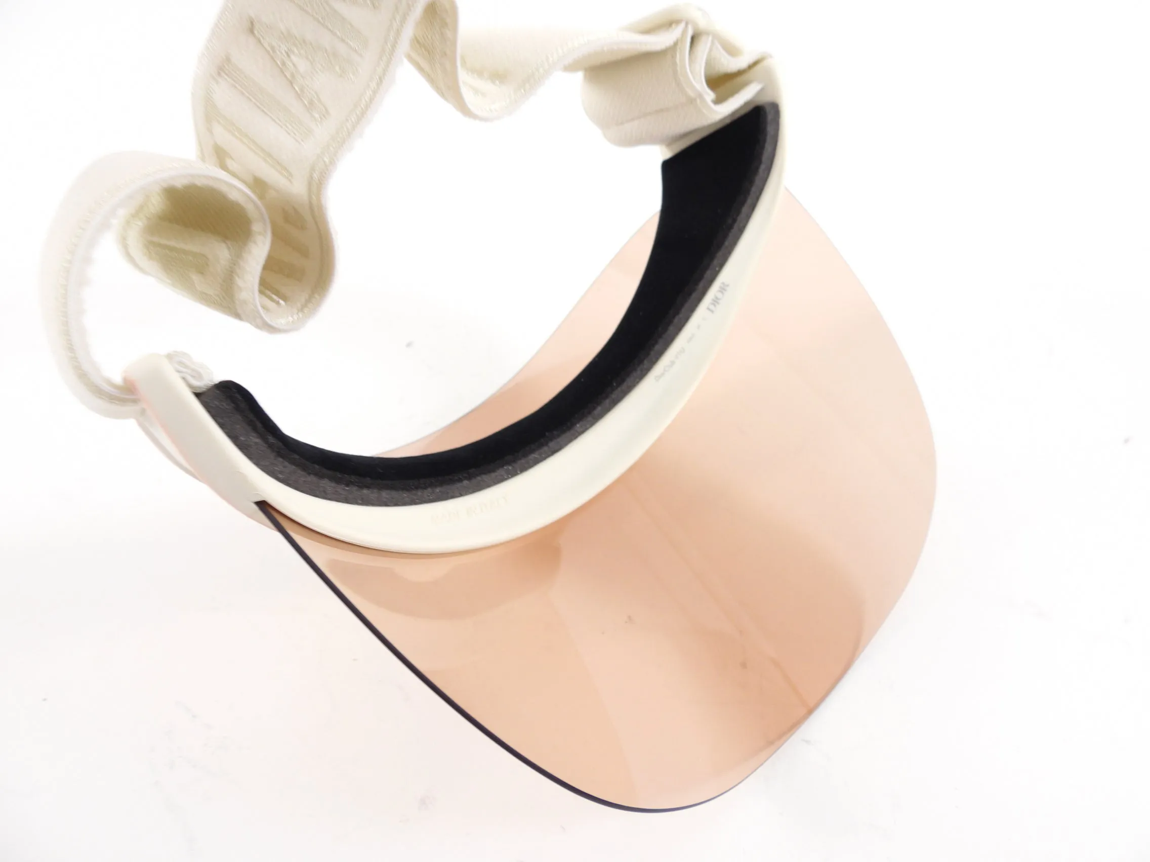 Dior Light Pink Club Acryic Logo Visor