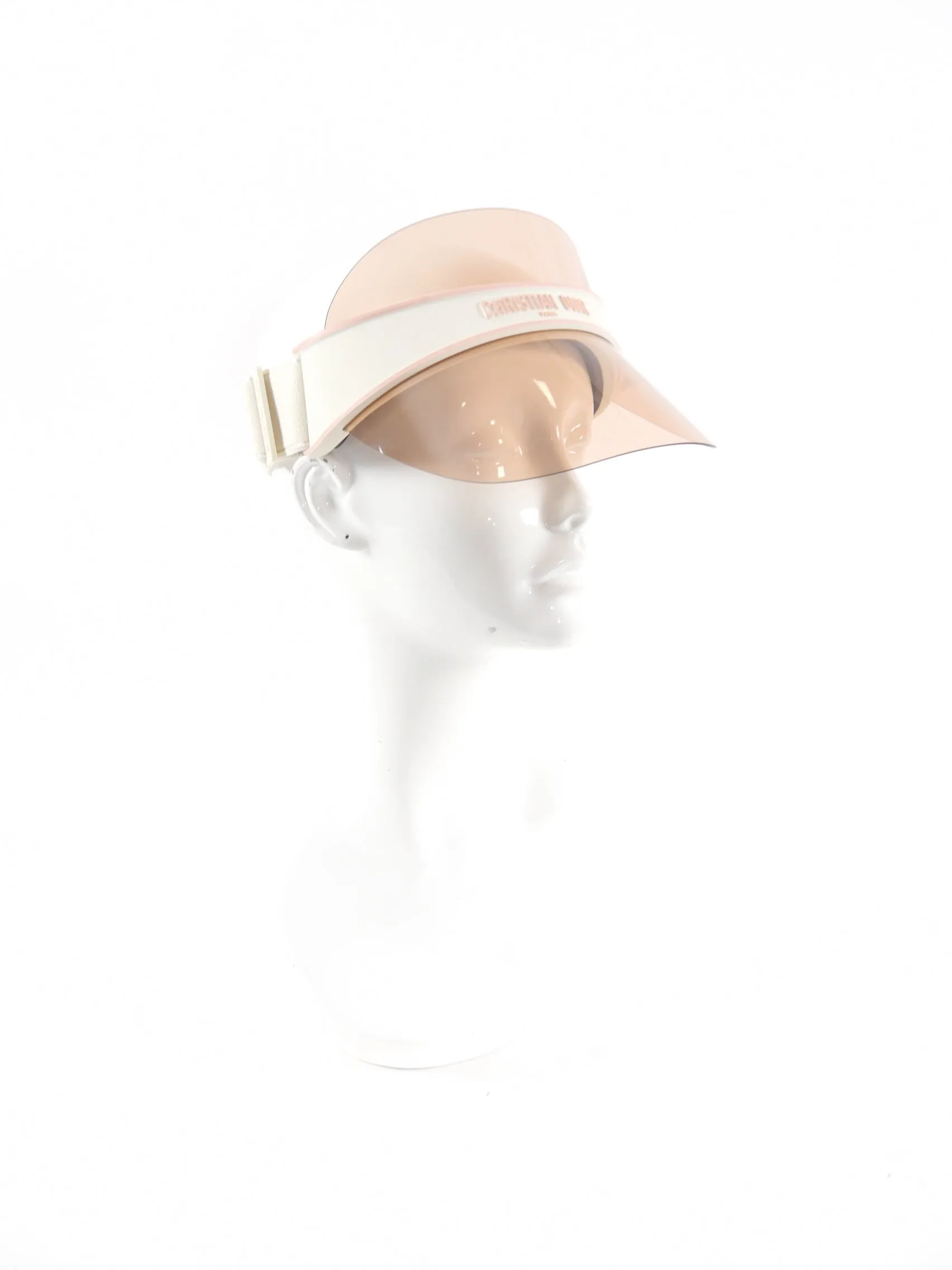 Dior Light Pink Club Acryic Logo Visor