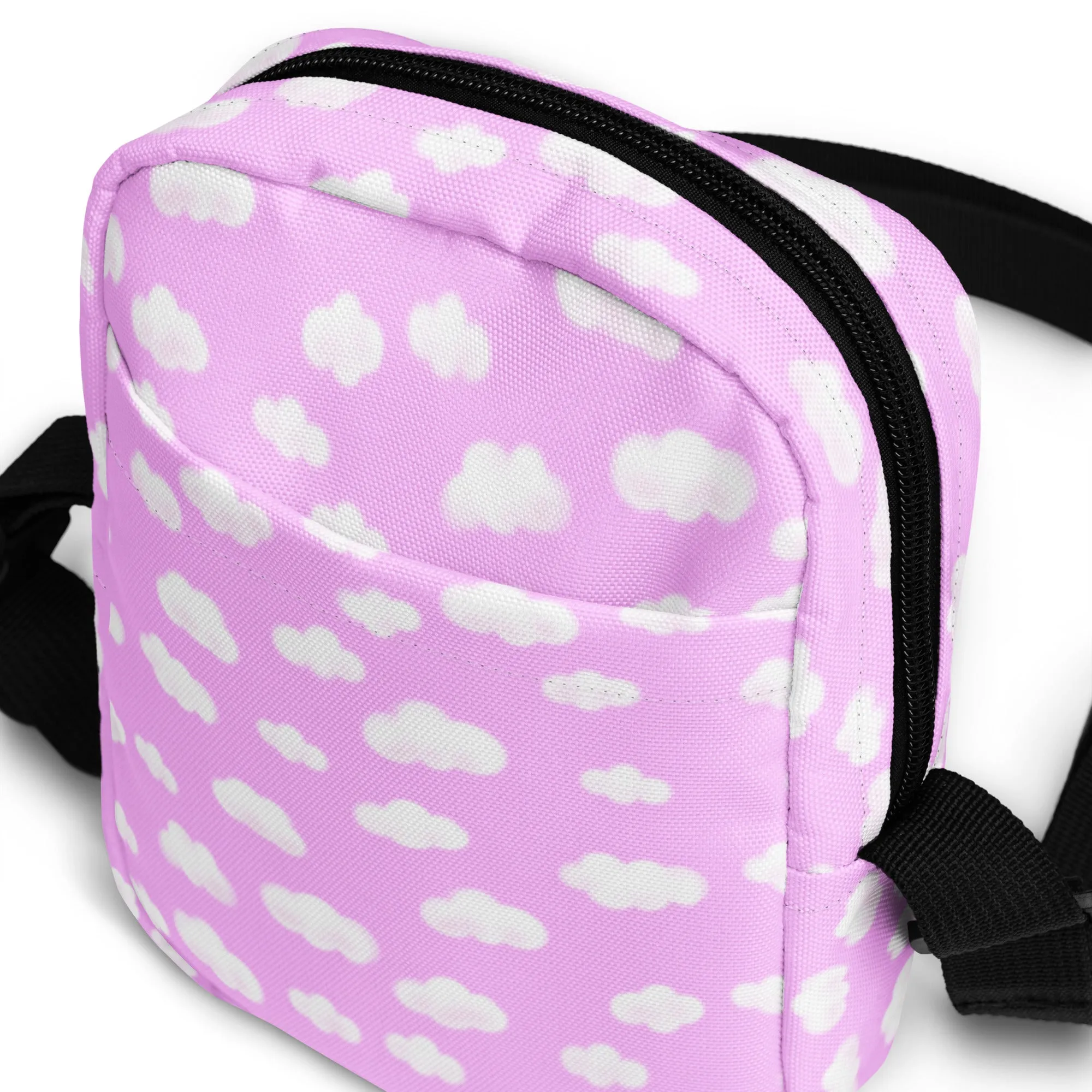 Dreamy Clouds Crossbody Bag (Taffy Pink)