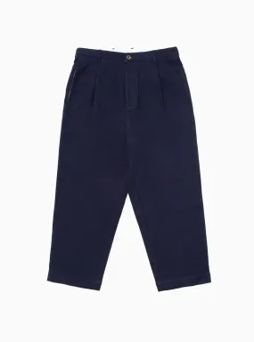 Duster Pleated Pant Navy