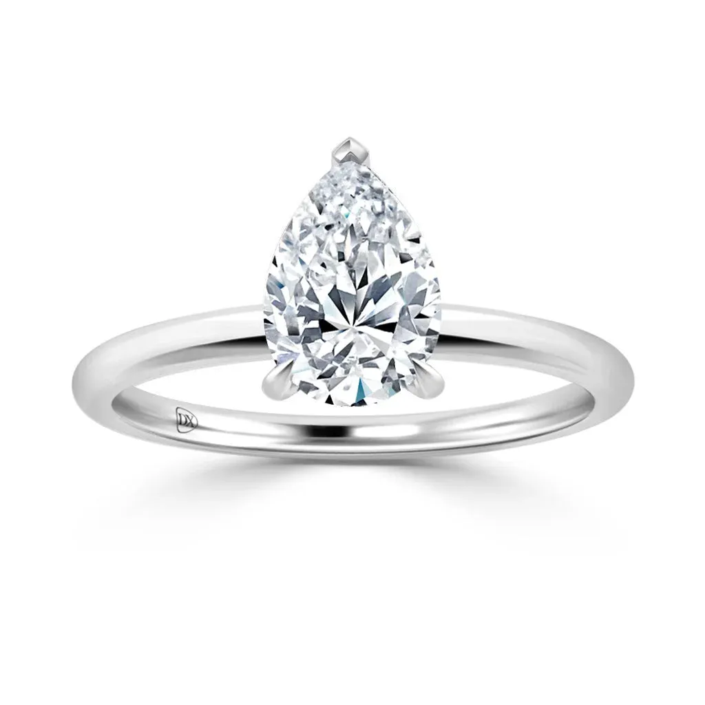 Eden - 18ct White Gold - Pear