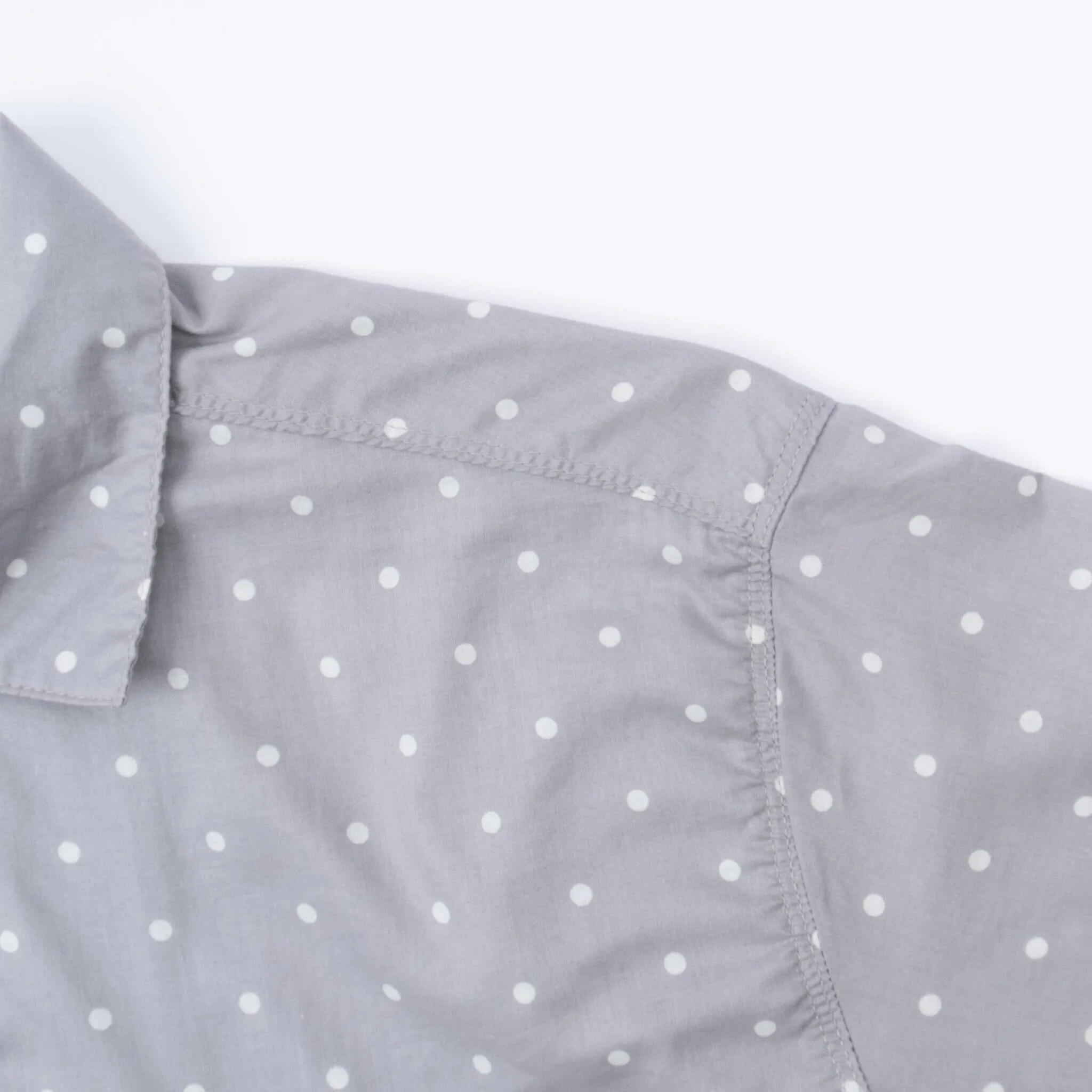 Freenote Cloth - Hawaiian Polka Dot - Grey