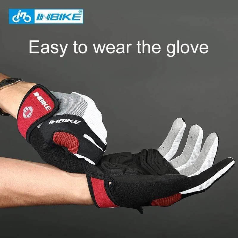 Full Finger Cycling Gloves MTB Bike Bicycle Equipment Riding Outdoor Sports Fitness Touch Screen GEL Padded Accessories