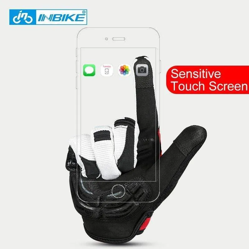 Full Finger Cycling Gloves MTB Bike Bicycle Equipment Riding Outdoor Sports Fitness Touch Screen GEL Padded Accessories