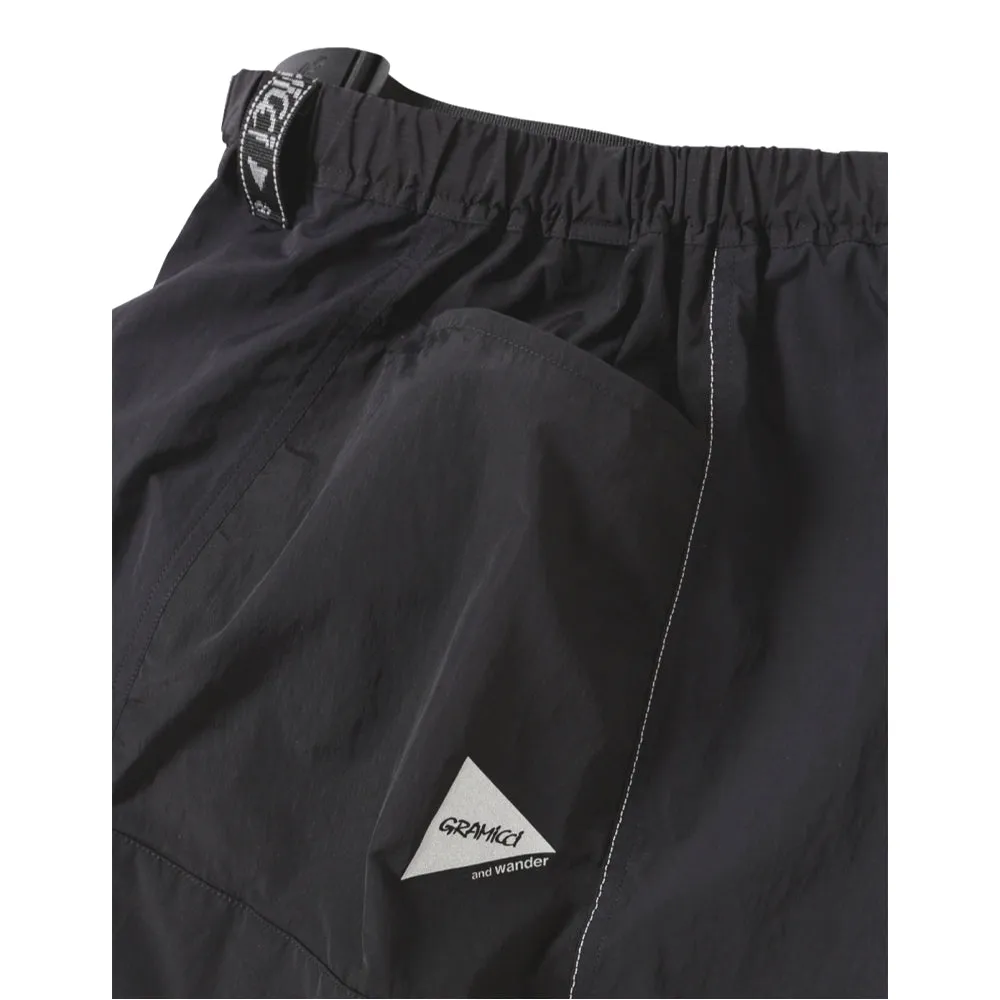 GRAMICCI GRAMICCI x ANDWANDER PATCHWORK WIND SHORT-BLACK