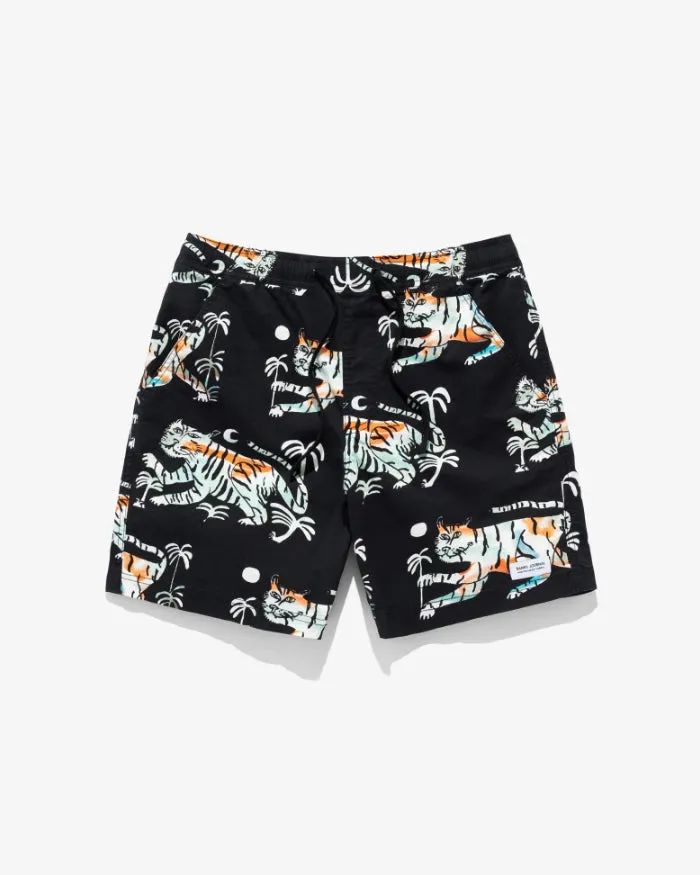 Happy Place Elastic  Boardshort