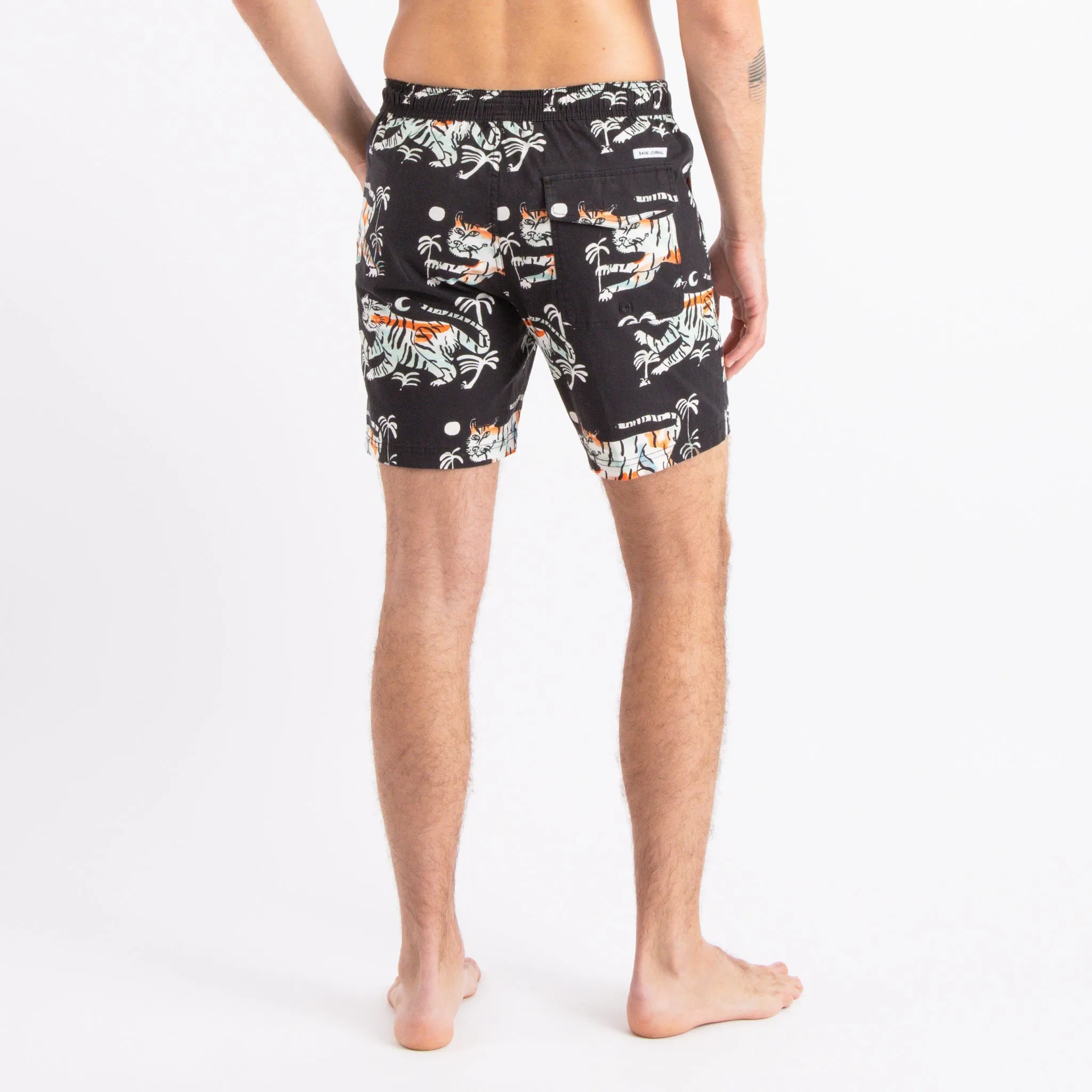 Happy Place Elastic  Boardshort