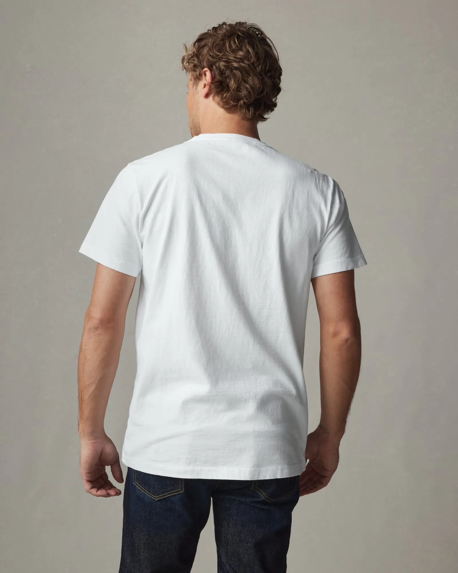 Heavyweight Pocket Tee - White