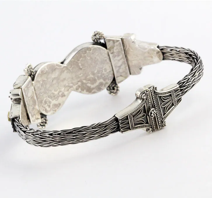 Herculean Oath Bracelet in Silver