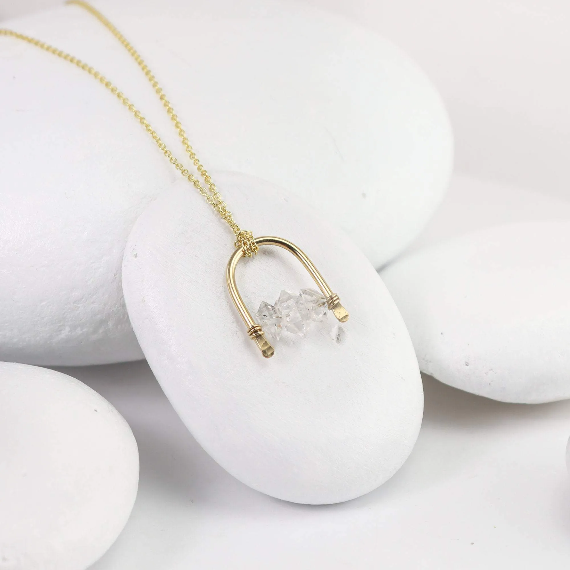 Herkimer Arch Necklace