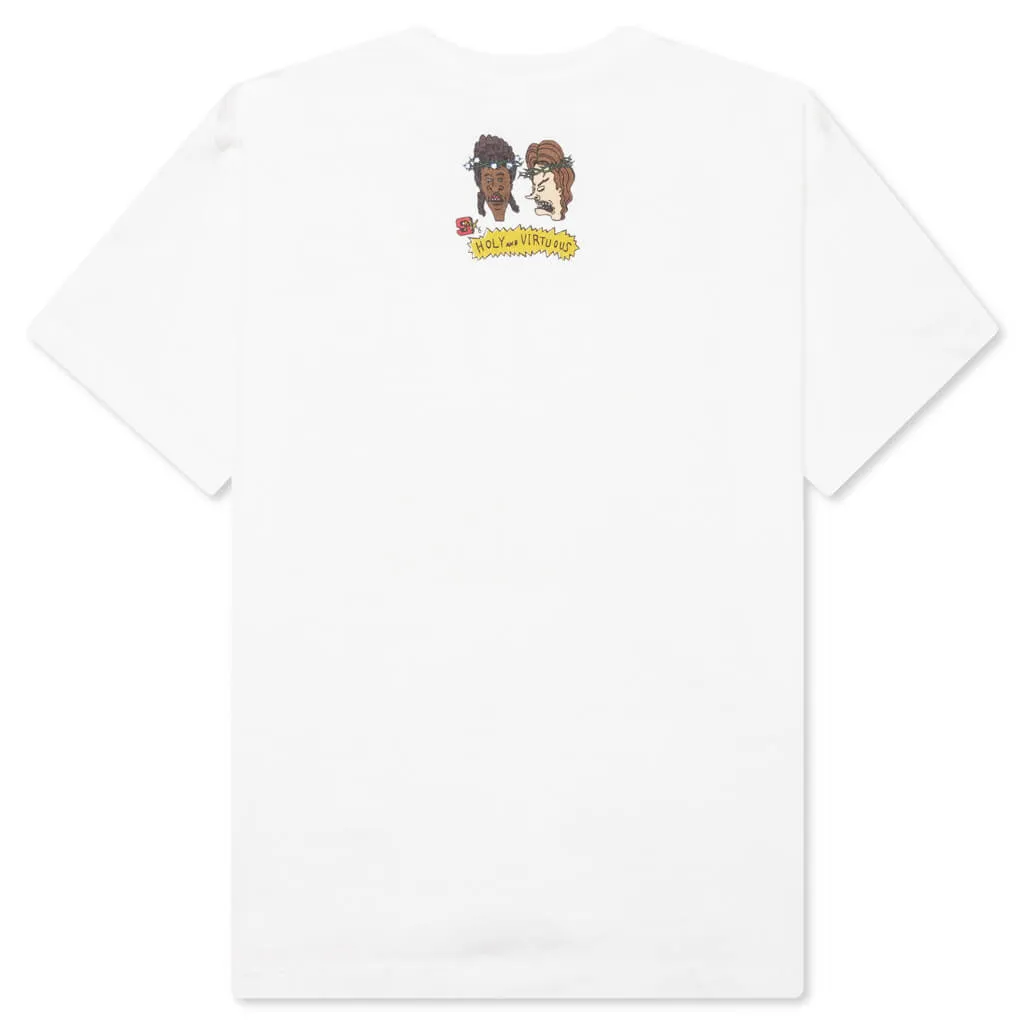 Holy and Virts S/S Tee - White