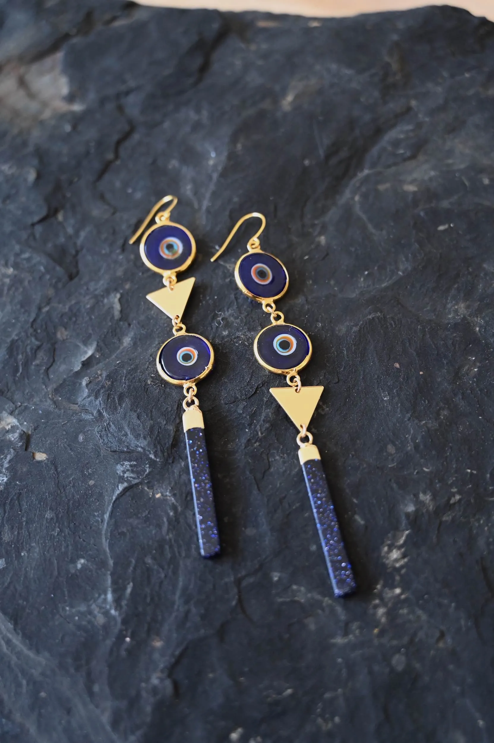 I Am The Good Energy Evil Eye Earrings