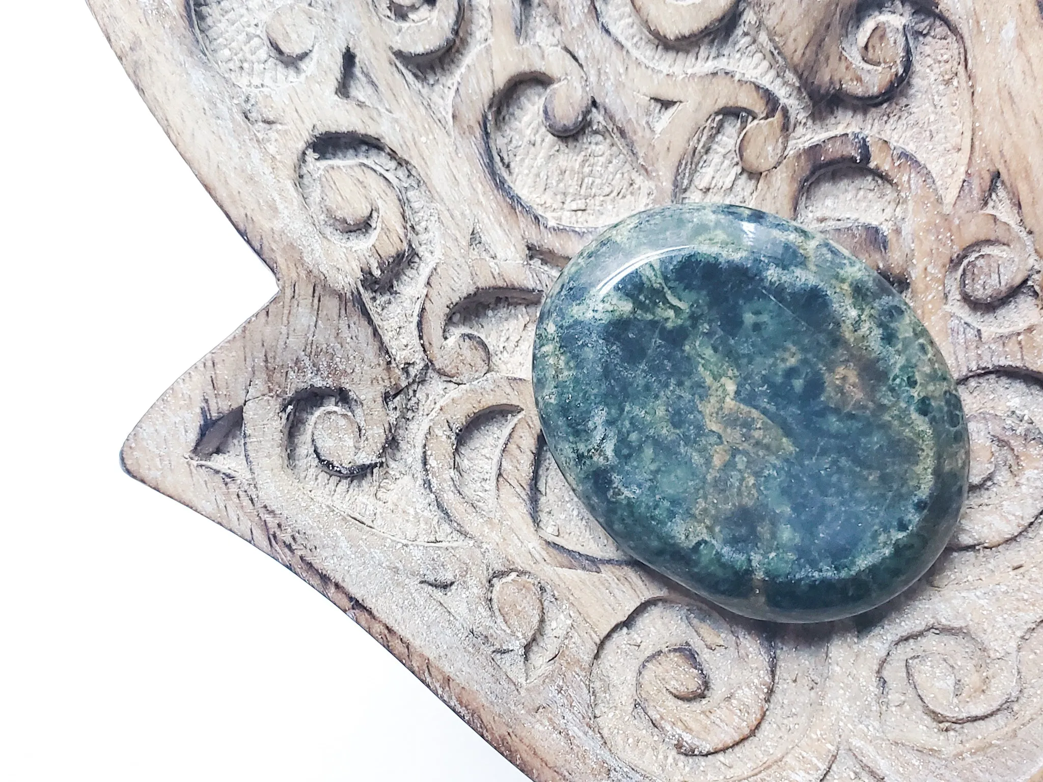 Kambaba Jasper Worry Stone