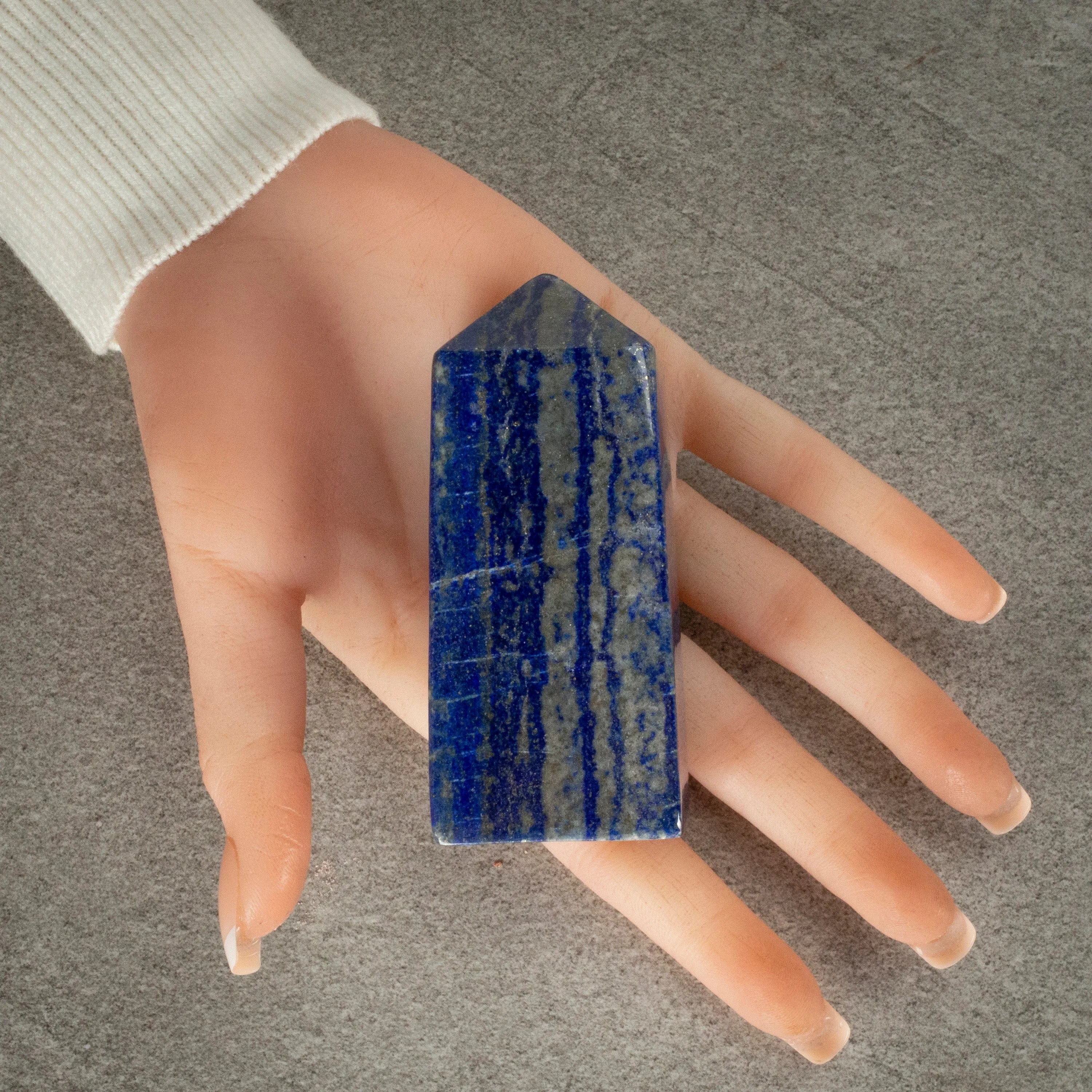 Lapis Lazuli Polished Obelisk from Afghanistan - 3.5 / 291 grams